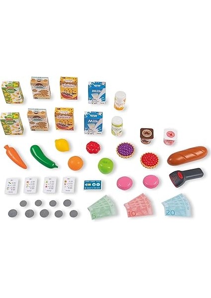 - Supermercato Maxi Con Carrello, Registratore Di Cassa, Zona Di Insaccatura, Lettore Di Codici A Barre, Bilancia, Frigorifero E 50 Accessori. A Partire Da 3 Anni (7600350242) modelleri