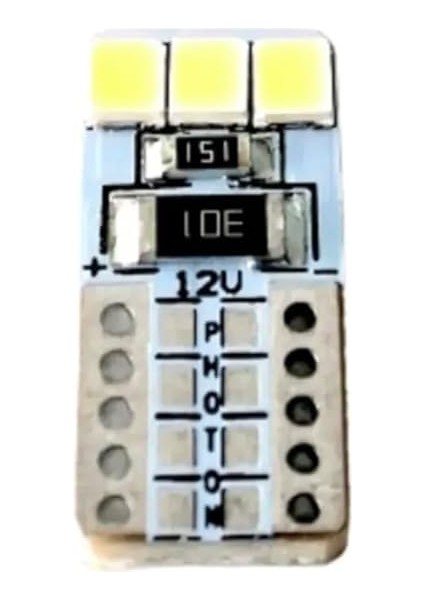 W5W T10 Dipsiz LED Tavan Park Plaka Ampulü, 9 Adet, Beyaz fiyatları