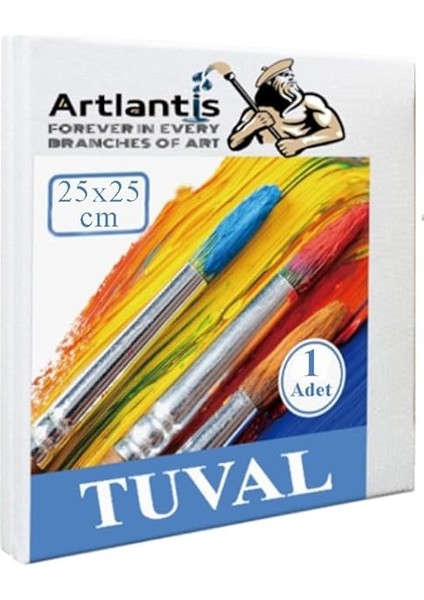 25X25 cm Astarlı Kare Tuval 1 Adet Resim Küçük Tuvali 25 * 25 cm Tual Akrilik Boya Yağlı Boya Için Ideal fiyatları