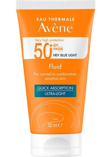 Spf 50+ Normal Veya Karma Ciltler Için Yüksek Korumalı Güneş Kremi 50 ml
