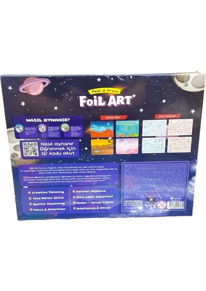 Seçtim Aldım Foil Art Peel Press Metalize Çıkartma Sanatı 4in1 3 fiyatları