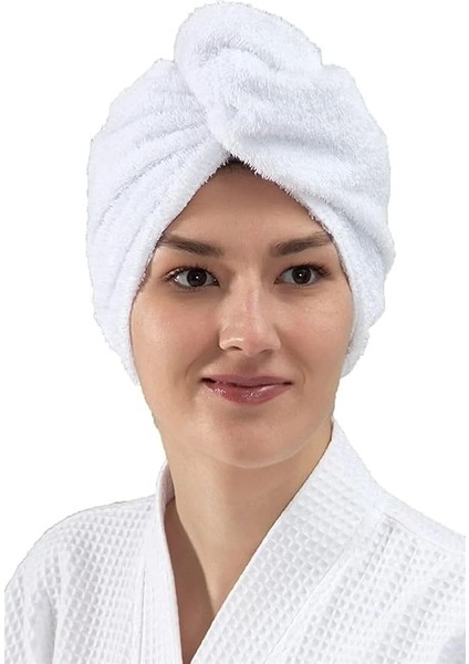 Çeyiz 1 ADET%100 Pamuk Havlu Saç Bonesi Beyaz Tek Ebat fiyatları