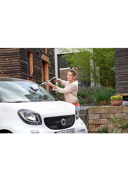 Döner Yıkama Fırçası Wb 130, Evrensel Fırça Başlığı, Kärcher K 2-K 7 Yüksek Basınçlı Temizleyici Için Aksesuar, Değiştirilebilir Fırça Başlığı, Kullanım: Pencere, Bahçe Mobilyası, Araçlar indirimleri