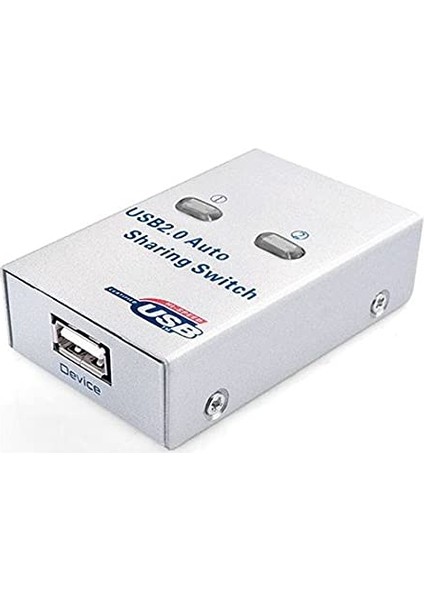 USB 2.0 2 Port Switcher USB Seçici 2 Kasa 1 Yazıcı Sharing Switch