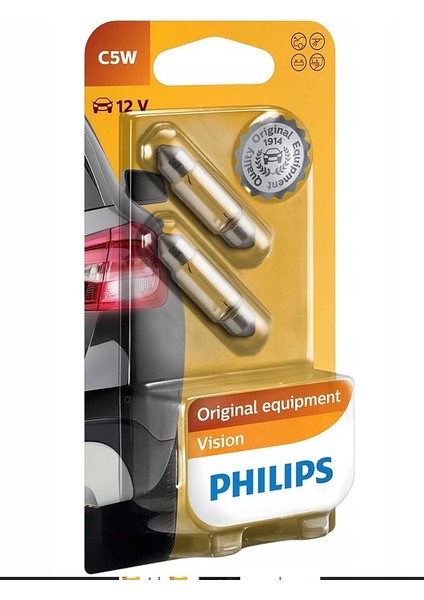 Vision C5 W 12 V 5 W 12844B2 (Çift)