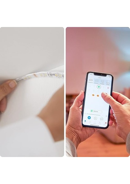 Wi-Fi Renkli Akıllı LED Şerit 1m Uzatma - Adaptör Dahil Değildir fırsatları