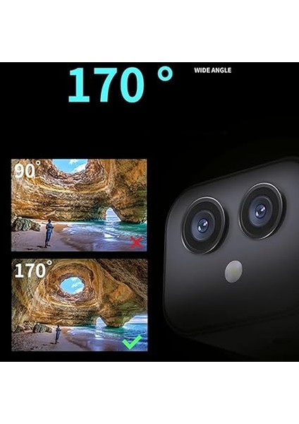 Wifi Kamera Kablosuz Monitör Kamera Çift Lens 170 ° Geniş Açılı Uygulama Uzaktan Iki Yollu Intercom Bataryalı Magnetic Kablosuz Kamera Ev Ofis Açık Iç Mekan fırsatları