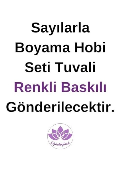 Baskılı Sayılarla Boyama Hobi Seti (Çerçeveli) 40X50 Cm: Sahilde Tekneler modelleri