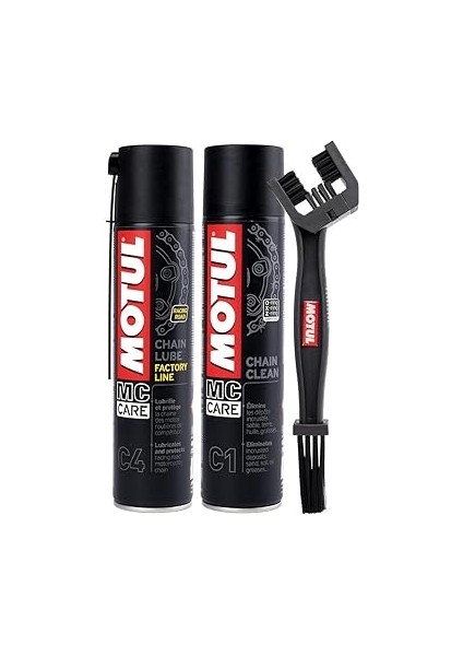 Zincir Temizleme Kiti - C4 400 ml + C1 400 ml + Zincir Temizleme Fırçası fiyatları