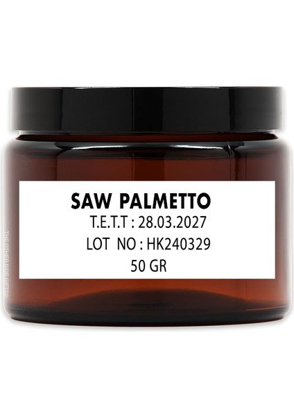 Saw Palmetto (Cüce Palmiye) Saf Hammadde 50 gr