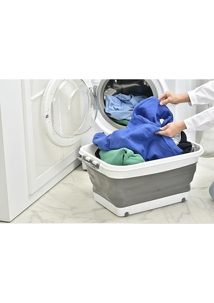 Tekerlekli Katlanabilir Akordiyon Saklama Sepeti (45 Lt) | Pratik ve Taşınabilir 45 Lt Tekerlekli Katlanabilir Akordiyon Saklama Sepeti - Düzeni Kolayca Sağlayın! modelleri