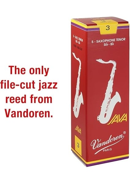 Java Kırmızı Tenor Saksafon Kamışlar - 5 Kutu - Mukavemet 3 fiyatları