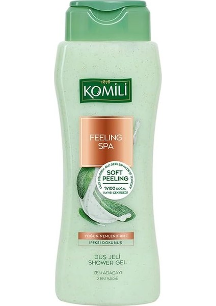 1878 Feeling Spa Adaçayı Duş Jeli - Yoğun Nemlendirme - Vegan - 500 ml