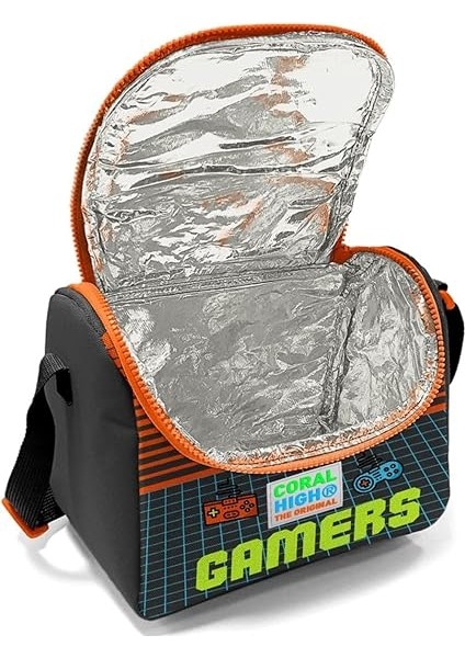 High Ilkokul Beslenme Çantası - Erkek Çocuk - Gri Kırmızı Gamers fiyatları