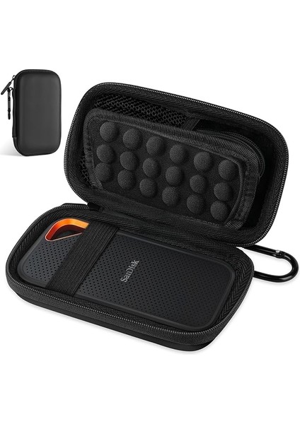 Sandisk Için Çanta, Elektronik Çanta Düzenleyici, Taşınabilir SSD Harici Sabit Disk, Taşınabilir Kablo Düzenleyici, Cep Telefonu Şarj Kablosu, Powerbank, USB Bellekler Için