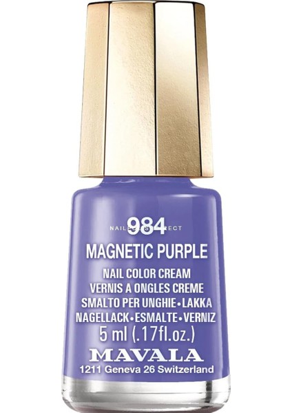 Mini Color Oje Magnetic Purple 5ml