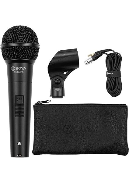 BY-BM58 Cardioid Dinamik Vokal Mikrofonu fiyatları