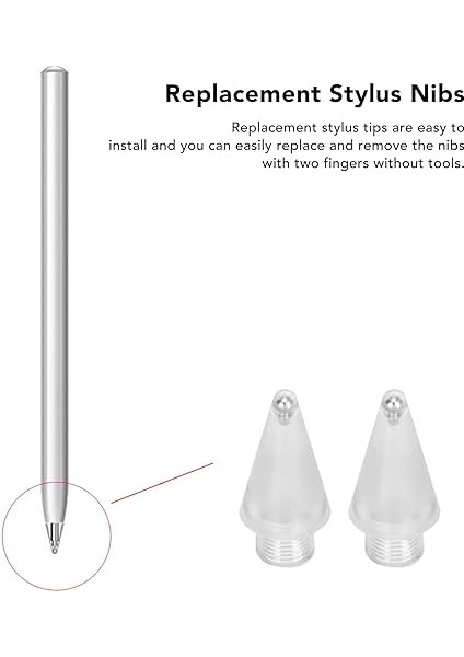 2 Adet M-Pencil Ipuçları, M-Pencil 2. Nesil Için Yedek Ipuçları, Yüksek Hassasiyet Hazretleri CD54 Nib Dokunmatik Kalem Ipuçları (Şeffaf) fiyatları