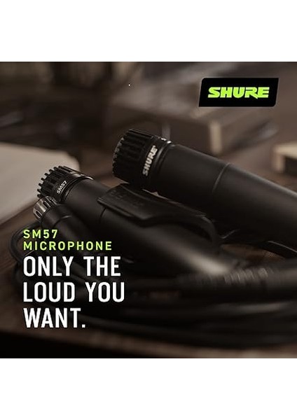 SM57-LCE Dinamik Enstrüman Mikrofonu, 40Hz - 15KHZ, Dbv/pa: -56.00 fırsatları