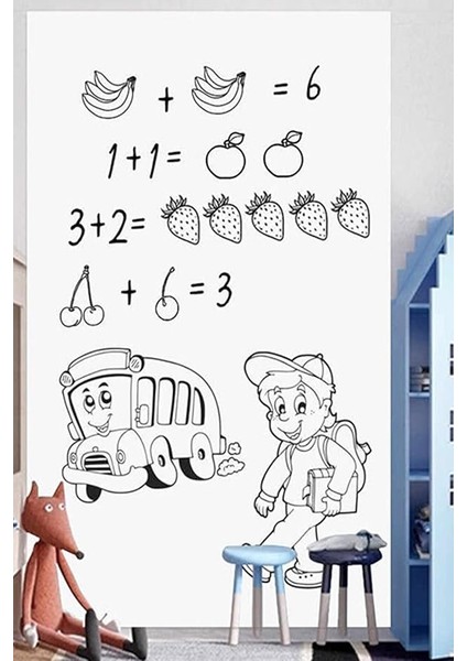 Sticker Board Duvara Yapışan Yapışkanlı Yazı Tahtası 1430