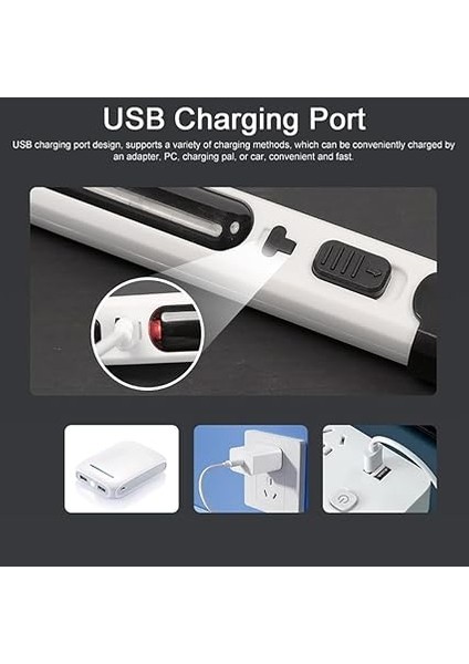 Akülü Köpük Kesici Sıcak Tel Köpük Kesici Kalem Strafor Kesme Aletleri Seti Elektronik Lehimleme Seti Çok Fonksiyonlu Gravür Kalemi LED Işık ile 5 Saniye Isınma Doomun modelleri