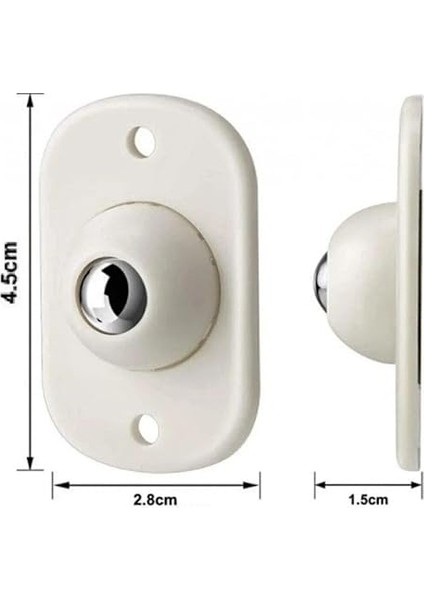 Pratik Bilyeli Eşya Kaydırma Aparatı, 4'lü Set Mini Yapışkanlı Tekerler, 360 Derece Dönebilen Küçük Bilyeli Tekerlekler fırsatları