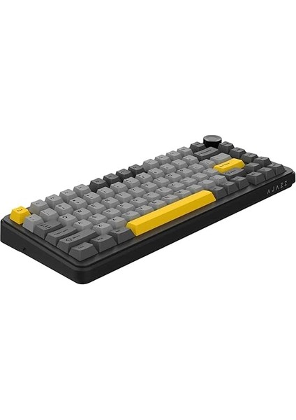 Gaming Klavye Ajazz AK820 Max Plus Daydream Switch 3 Modlu Mekanik Oyun KLAVYESI-8000 Mah Batarya Rgb - Hot Swap (AK820 Max Plus - Siyah Sarı - Daydream) modelleri