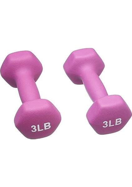 Neopren Dambıl El Ağırlıkları, 2'li Set Altıgen Kaymaz Ağırlıklar Ev Spor Salonu Yoga Pilates Egzersizi Için fiyatları