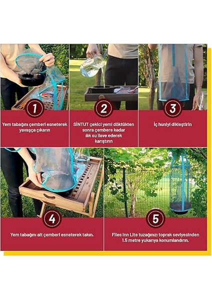 Flıes’ Inn – Lıte Karasinek Tuzağı ve 10 Adet 25GR Çekici Yem modelleri