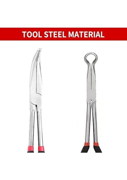 90 Derece Eğimli Başlıklı 11'' Ekstra Uzun Uzanmalı Kargaburun, Kaymaz Saplı 280 mm Uzun Kargaburun modelleri