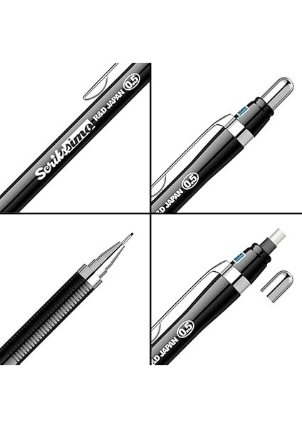 Office Simo Mekanik Kurşun Kalem Siyah 0.5 mm modelleri