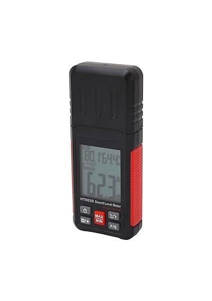 Desibel Metre 3 Çok Fonksiyonlu Büyük Arka Işık LCD Ekranda Nem Sıcaklığı Dijital Ses Ölçer Arka Işığa Ihtiyaç Varlık Büyük Ölçüm LCD Işığı fırsatları