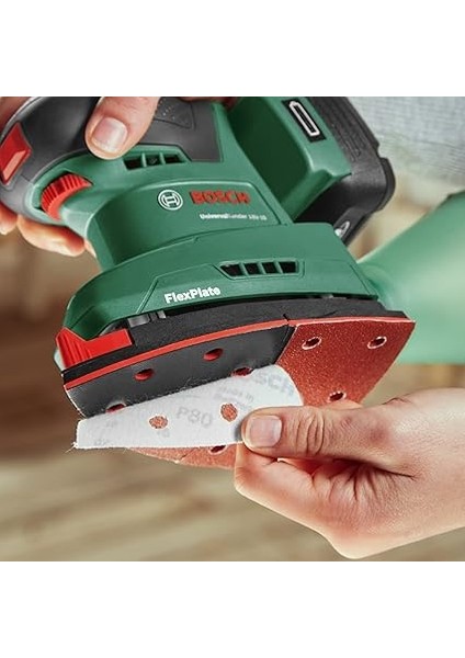 UNIVERSALSANDER18V Zımpara Makinesi Solo (Akü ve Şarj Cihazı Dahil Değil) - 06033E3100 indirimleri