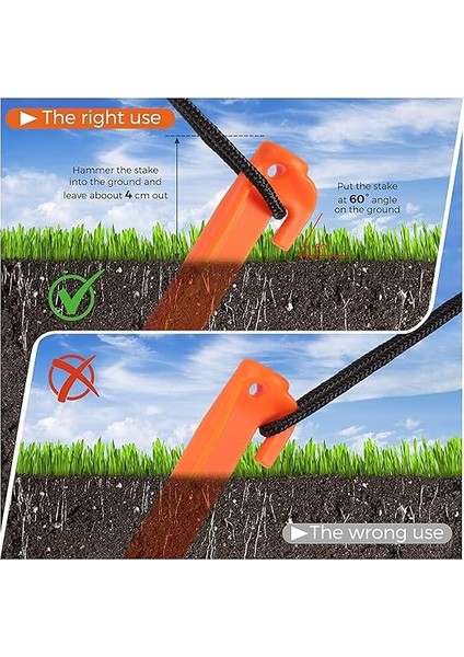 Arancio Abs Çadır Kazığı - 6 Adet fırsatları