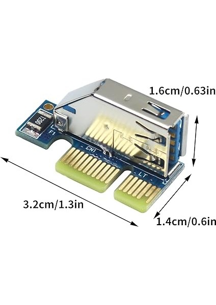 - Pcı Adaptör Kartı, Pcı Express X1 - Pcı Dönüştürücü, Masaüstü Ses Kartı Için Usb3.0 Kablolu Pcı-E Genişletme Kartı fırsatları