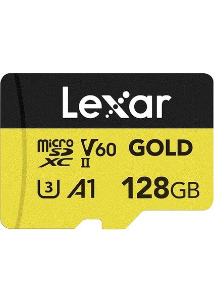 Professional 128GB 280 Mb/s Gold Micro Sd Hafıza Kartı