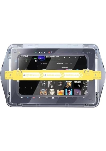 Tesla Model Y Juniper ile Uyumlu Araç Multimedya Ekran Koruyucu 9h Sert Temperli Cam Koruma Ar Oleofobik Uygulama Aparatlı modelleri