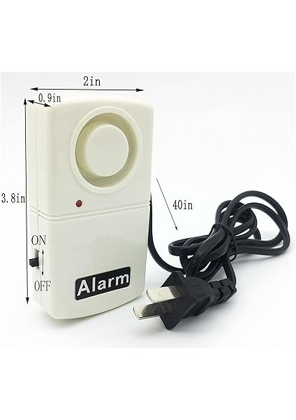 Elektrik Kesintisi Alarmı, 120 Db, Otomatik Elektrik Kesintisi Alarmı, LED Gösterge, Akıllı Güç Arıza Alarmı, Ev, Ofis, Iş Yeri Için 9 V Pil Gereklidir (Teslimat Kapsamına Dahil Değildir) fiyatları