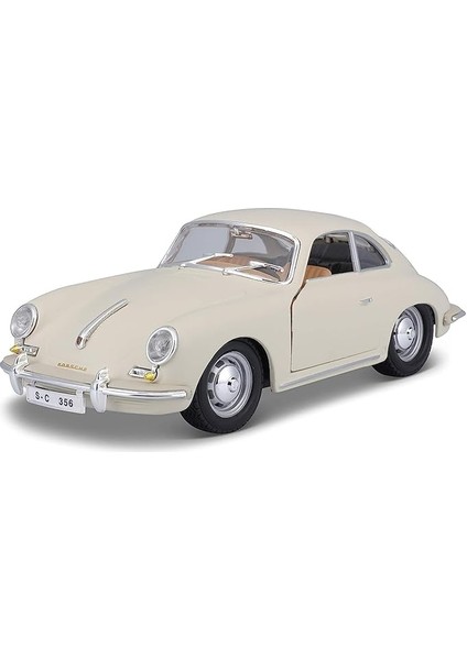 Collezione Bburago 18 – 22079 – 1: 24 Porsche 356B Coupé 1961, Çeşitli Renklerde, Renk Seçilebilir Değildir
