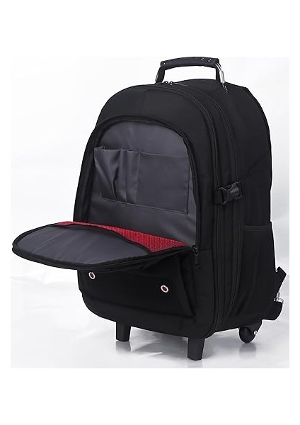 Vıp Travel Serisi Tekerlekli Trolley 17,3,15,6,14 Uyumlu Sırt Laptop Çantası - Siyah indirimleri