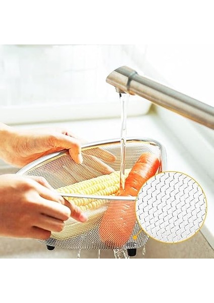 Paslanmaz Çelik Ayaklı Lavabo Çöp Süzgeci 18X13X10 cm | Paslanmaz Çelik Ayaklı Lavabo Çöp Süzgeci - Hijyenik ve Pratik Çöp Süzme Çözümü! modelleri