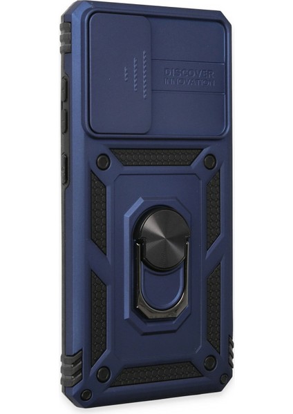 Zengezur Newface Samsung Galaxy A52 Kılıf Pars Lens Yüzüklü Silikon - Lacivert fiyatları