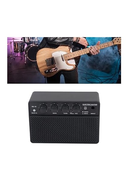 Gitar Amp Kiti Mini Taşınabilir Şarj Edilebilir Plastik 10W Günlük Uygulama Için fiyatları