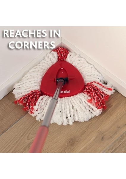 Turbo 2in1 Komple Temizlik Seti, 130 cm Uzayan Sap, Üçgen Başlık indirimleri