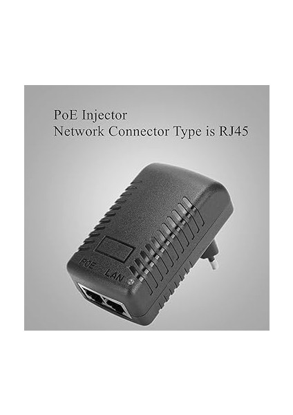 Poe Enjektörü, Dc 24V 1A Güç Kaynağı Fişi, Poe Adaptörü, Mini Poe Enjektörü Duvar Fişi, Ab Standardı Opsiyonel 100-240V (Ab) fiyatları