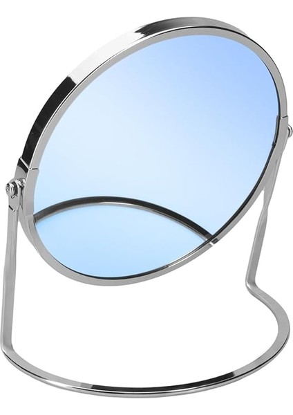Kama Parlak Gümüş Çift Taraflı Büyüteçli Ayna 18 cm modelleri