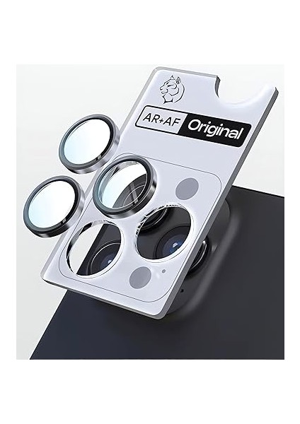 iPhone 15 Pro / 15 Pro Max / 16 Pro / 16 Pro Max Kamera Lens Koruyucu, Safir Cam, Alüminyum Alaşım Çerçeve, Kolay Kurulum, Hd Görüntü Kalitesi, Güçlü Yapışma, Süper Çubuk Sökme Aparatlı, Siyah fiyatları