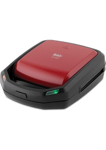 Tm 5000 2'si 1 Arada Tost &amp; Waffle Makinası Kırmızı