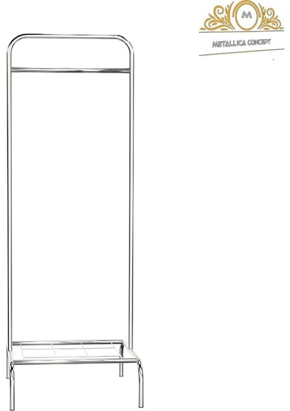 Krom Elbise Askısı Ayaklı Konfeksiyon Askısı modelleri