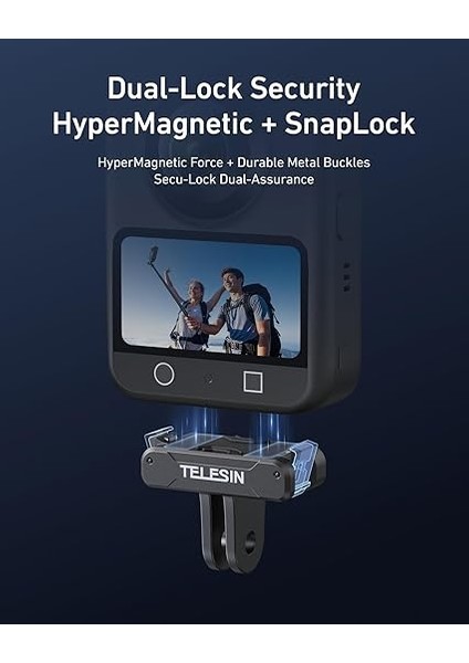 Manyetik Adaptör Djı Action 5 Pro/4/3 Için Bağlantı Adaptörü ile Hızlı Bırakma Adaptörü - Djı Osmo Aksesuarları Osmo Action 5 Pro/4/3 Adaptör, Takılabilir Tripod, Vlogging modelleri